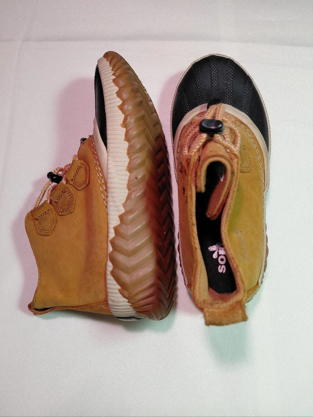 SOREL Kids Out 'N About Plus Waterproof Duck Boots NWOB Sz 3M
